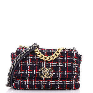 Chanel 19 Flap Bag Quilted Tweed Medium #226867C48B